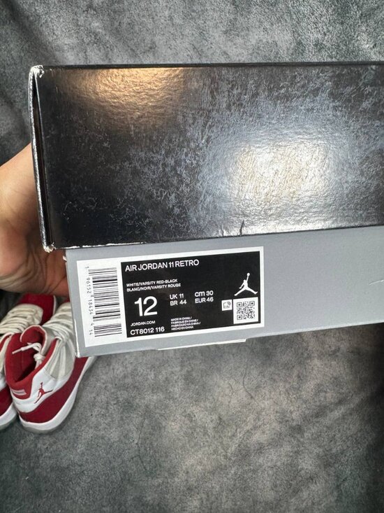 Size 12 | Jordan 11 Cherry No Box | Pre-Owned main image 6